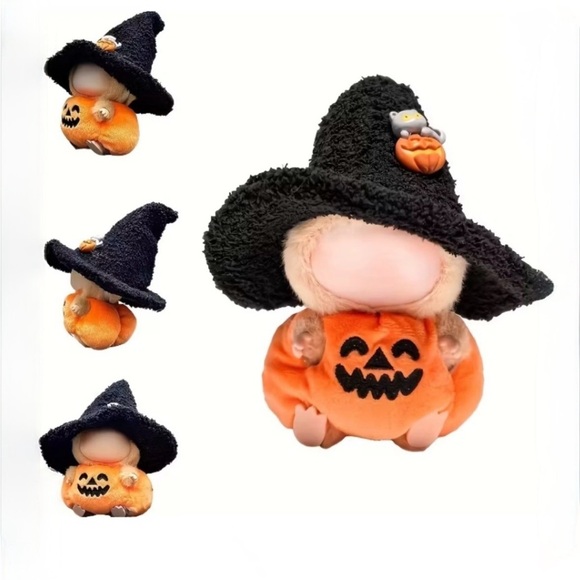 Other - Black and Orange Labubu Halloween Pumpkin Set